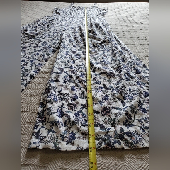 Jumpsuit Amerie Floral Sleeveless Scoop Neck Crepe Wide Leg NWT - Picture 3 of 16